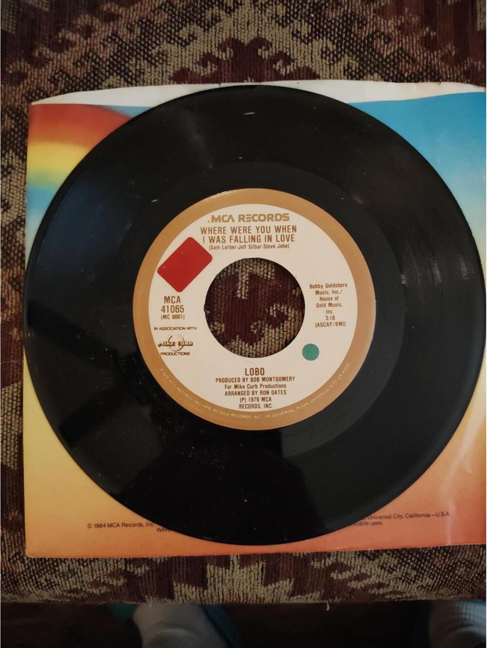 Lobo - where were you when I was falling in love-NM vinyl 45